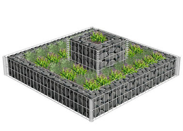 Eco Vriendschappelijk Gelast Netwerk Gabions, Anticorrosieve Gabion-Plantersdoos voor Yard