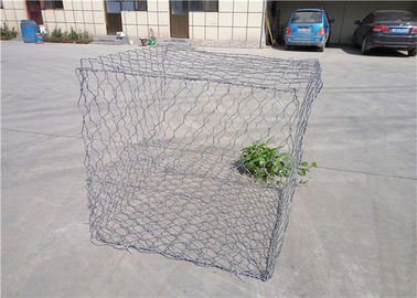 De zilveren Manden van Kleuren Decoratieve Gabion/de Gegalvaniseerde Kooi van de Staalsteen