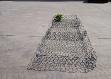 De dubbele Matras van de Mandenpe Met een laag bedekte Gabion van Diafragmapvc Met een laag bedekte Gabion