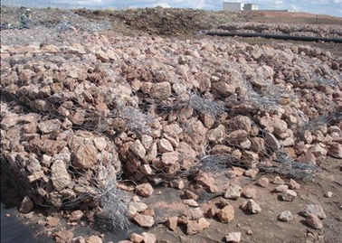 De tijdelijke de Rotsmuur van Gabion van de Vloedbescherming kooit 380 MPa Treksterkte