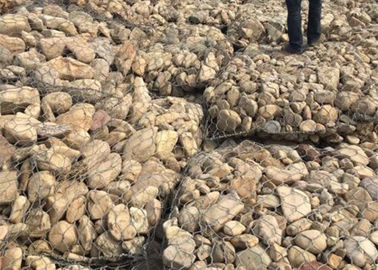 Verdedig de de Muurkooien van Vloedgabion/Pvc Met een laag bedekte Gabion-Steenkooien
