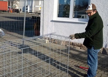 Pvc Met een laag bedekte de Manden van Metaalgabion/Gabion-van Steenkooien Spanwijdte Met lange levensuur