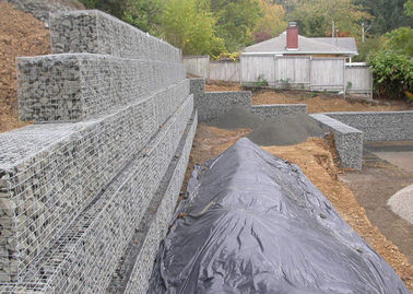 De architecturale Manden van Behoudende Muurgabion, de Rotskooien van Vloeistaalgabion