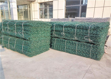 80mmx100mm Mesh Grootte PVC gecoat warm gedompeld gegalvaniseerd Gabion kooien voor stevige constructie