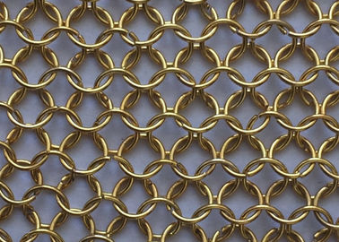 Duurzaam de Ringsnetwerk van het Messingsmetaal 0,7 - 3 Mm-Draaddiameter Met hoge weerstand