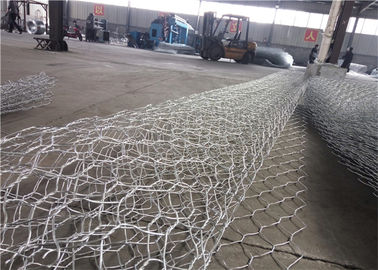Het dubbele van het de Draadnetwerk van Draai Hexagonale Geweven Gabion Zware Met een laag bedekte Zink