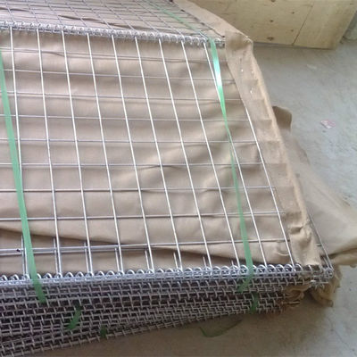 Duurzaam gelast itair zand Gabion Box Muur Defensieve barrière met zand voor de verdediging