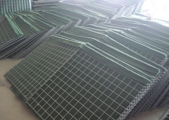 ISO itaire defensieve bastion barrière / gelast Gabion Box voor 3-6mm draad diameter