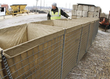 Gegalvaniseerde gelaste itaire verdedigingsbarrières Bastion met zand voor de verdediging