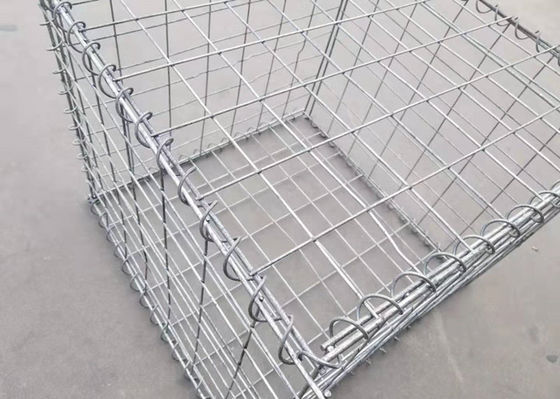 Veiligheid Gabion Box itaire verdedigingsbarrières gevuld met zand