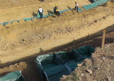 Van de de Zakken itaire Bunker van pp de Geotechnische Manden van het Metaalgabion van Galfan