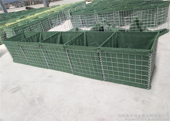 Gegalvaniseerde ijzeren draad defensief bastion barrière systeem 3.0mm 50x50mm