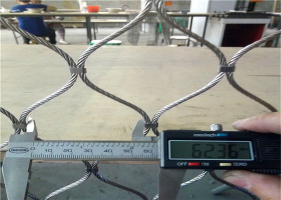 304 316l-ODM Staalkabel Mesh For Animal Enclosure
