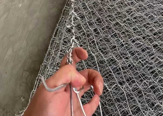 2.8mm Met een laag bedekt/de Gegalvaniseerde Pvc Gabion-Weerstand van de Mandenroest