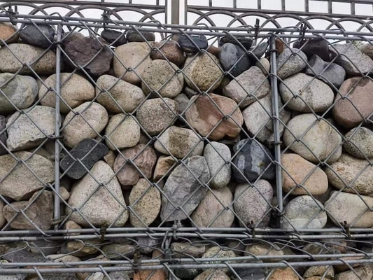 1x1x1m Gabion draadnet Pvc coating Dikte 0,2-1 mm