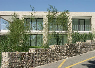 Het zink/Galfan bedekte Gelast Netwerk Gabions die voor de Dozen van Ganggabion wordt gebruikt met een laag
