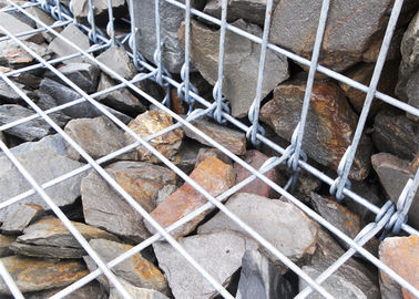 Gegalvaniseerde de Steen Behoudende Muur van het Draadnetwerk 3,0 - 6,0 Mm-Draaddiameter
