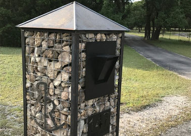 Het flexibele Gelaste Zink van Netwerkgabions bedekte Goedgekeurde met een laag Oppervlaktebehandeling ISO9001