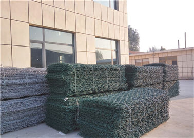 De plastic pvc Met een laag bedekte Doos van het de Draadnetwerk van Gabion/van het Staal Dubbel Verdraaide Hexagonale